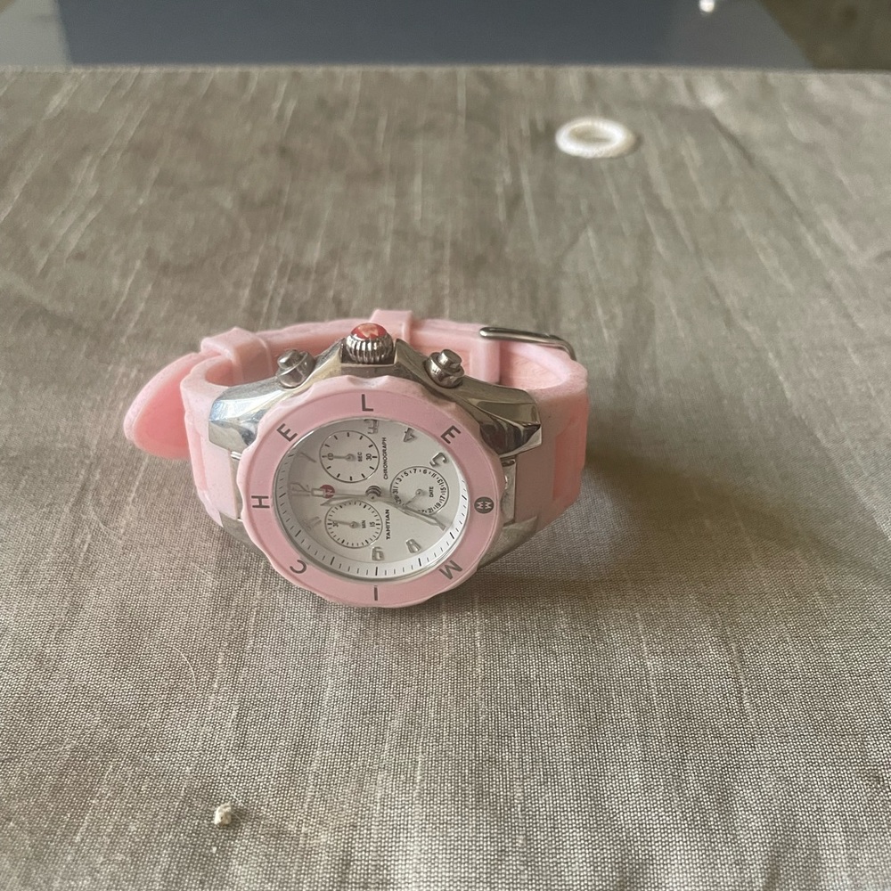 Michele watch. Authentic. But works perfectly. Worn once.